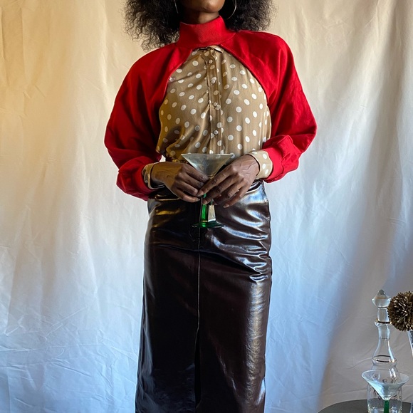 Half Red Zara cardigan - Picture 2 of 5